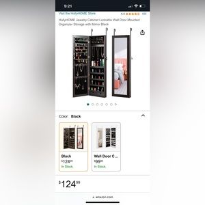 Used and loved .. grandma passed away and took her standing jewelry box ..